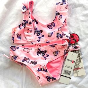 NWT Kensie girl 2pc bathing suit 24M